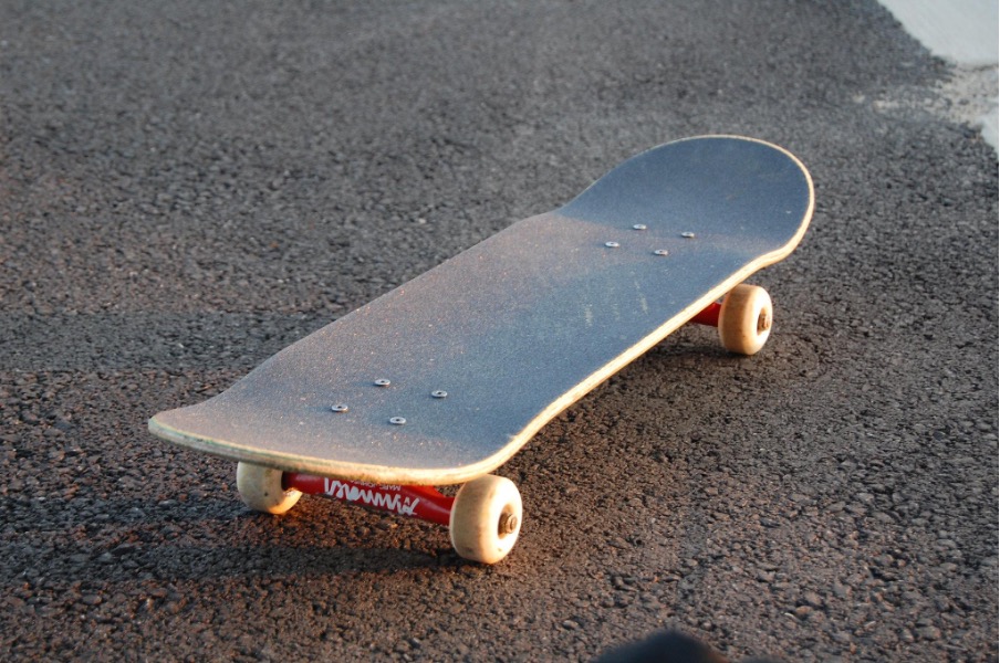 A skateboard for beginners