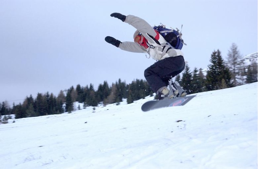 Snowboarding gives you a more organic feel